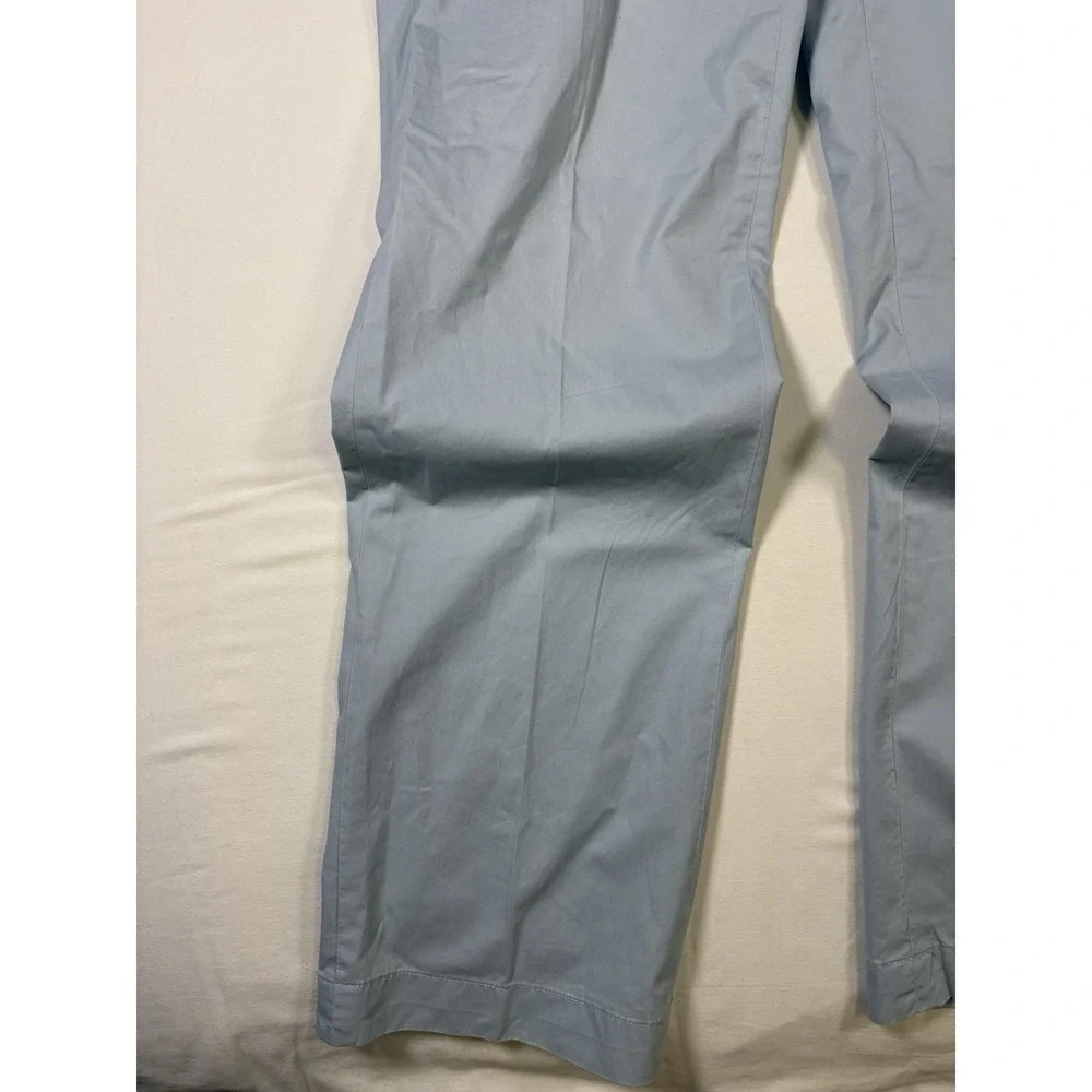 Polo Ralph Lauren Mens 36x34 Light Blue Pima Cotton Chino Flat Front Pants